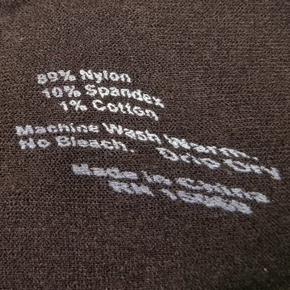 Chocolate Brown Floral Cut Out Footless Tights Hosiery Stretcy Boho Neutral Glam - Picture 4 of 6